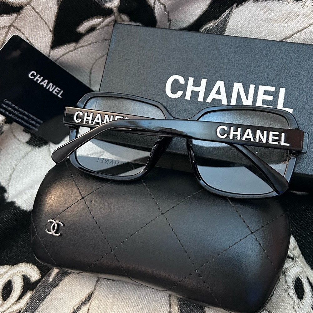 CHANEL Acetate Square Protective Screen Eyewear Model 5408 - Picture 3 of 15